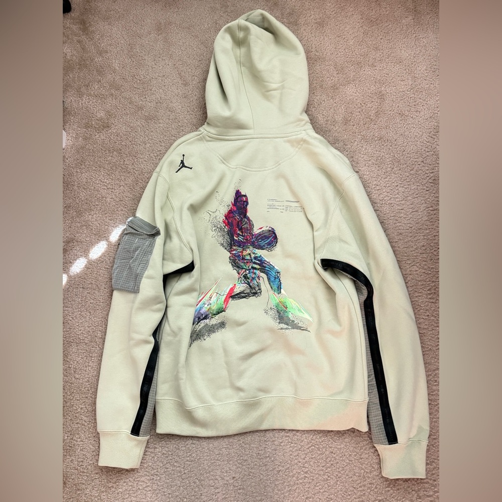 Nike Jordan 23 Engineered Fleece Hoodie - Olive Aura (Size: S)
